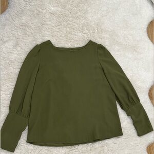 NWOT Olive Green Women's Top